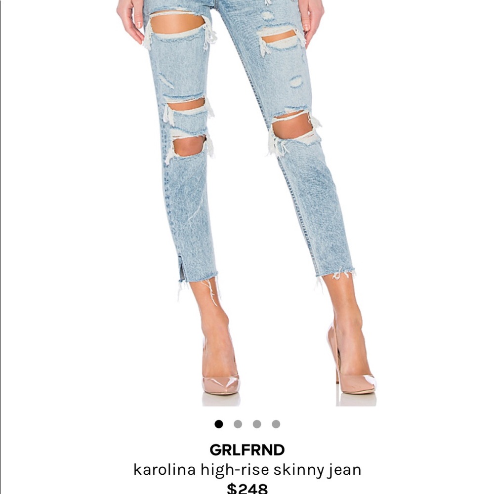 GRLFRND karolina high rise skinny jean